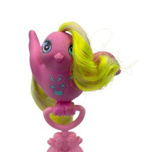 Tricky Tails Fairy Tails My Little Pony MLP Hasbro Bird Toy Pink With Yellow Hai